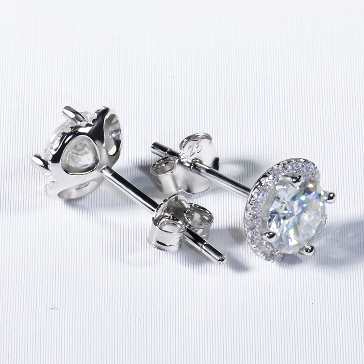 vintage fleurette twirl studs