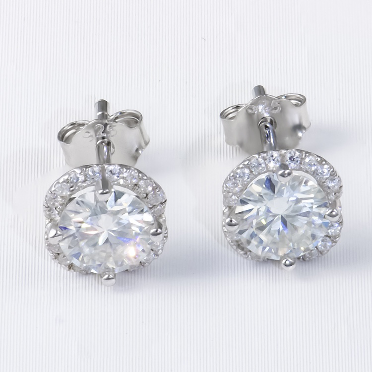 vintage fleurette twirl studs